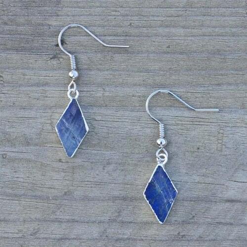 Women Luxury Earrings Natural Stones Dangle Earrings Designer Elegant Earrings US European Jewelry Dropshipping