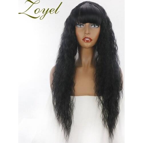 Zoyel Synthetic Lace Front Wigsfull machine made for Women Glueless Heat Fiber Hair Realistic Daily Wear Wig