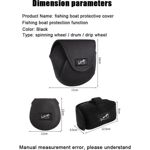 1PC Baitcasting Fishing Reel bag Casting Wheel Protective Tackle Pouch Protector cover Case Of Fishing Reels Fishing Bags
