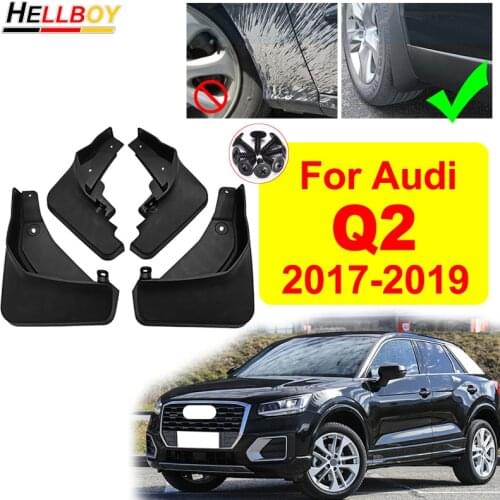 4pcs Car Mud Flaps For Audi Q2 Model 2019 2018 2017 Front Rear Fender Mudguards Mudflaps Splash Guard Auto Accessories