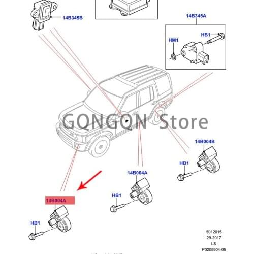 CAR sensor collision 2010-2021lan dro ve rdi sco ver y4r ang ero ve rev oqu era nge ro ve sensor collision sensor assembly