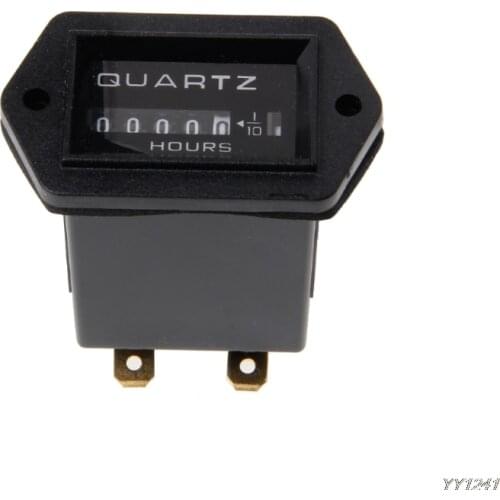 Car DC10V-80V Generator Sealed Hour Meter Counter For Boats Trucks Tractors Cars Automobiles Instruments