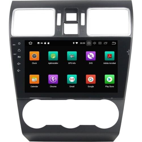 Aotsr Android 8.0 7.1 GPS navigation Car DVD Player For Subaru WRX 2016-2017 multimedia radio recorder 2 DIN 4GB+32GB 2GB+16GB