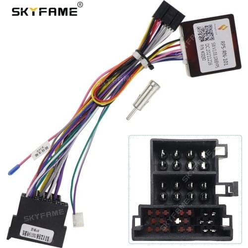 SKYFAME Car Cable Canbus box For Renault Logan Sandero Duster Symbol 2012-2018 Android Big Screen Dask Kit Decoder