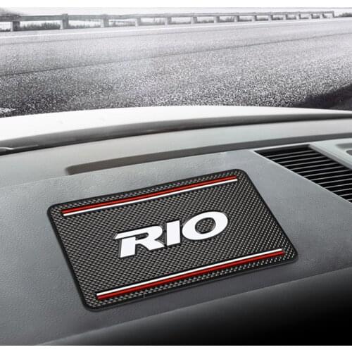 Car Non-Slip Mat Auto Silicone Interior Dashboard Phone Anti-Slip Storage Mat Pad fit for KIA RIO K2 2010-2017