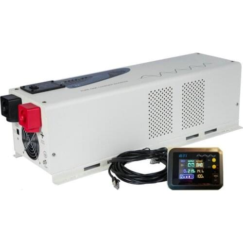 CE ROHS Low frequency transformer 4000w ups inverter charger, pure sine wave 4kw inverter with built-in charger 10 yeras quality