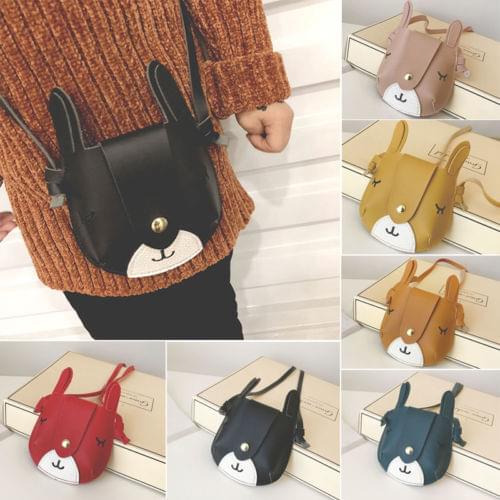 USA Cute Baby Kid Girl Leather Fashion Handbag Princess Shoulder Cross Body Bag