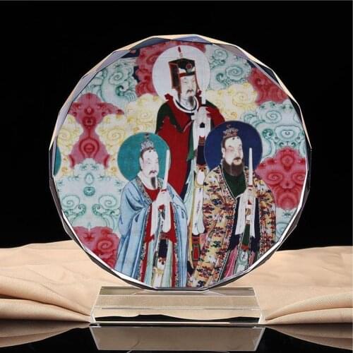 Twenty eight constellations, Taoist statues - Da Dao Xingjun portrait, crystal ornaments, handicrafts