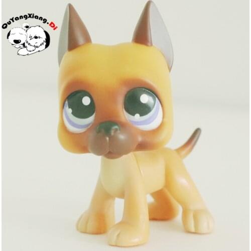 CWG099 Pet Shop Animal Khaki Round eye puppy doll action Figure