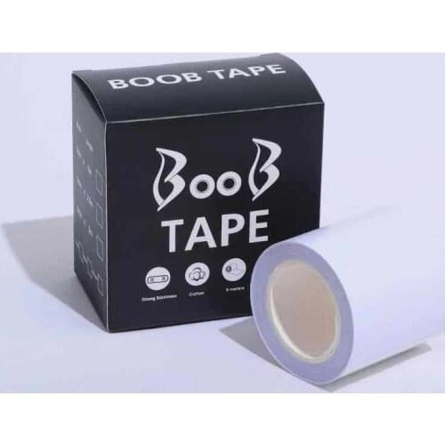 2021Dropshipping 5M Transparent Body Invisible Women Boob Tape Nipple Cover DIY Breast Lift Tape Push Up Sticky Lift Up BoobTape