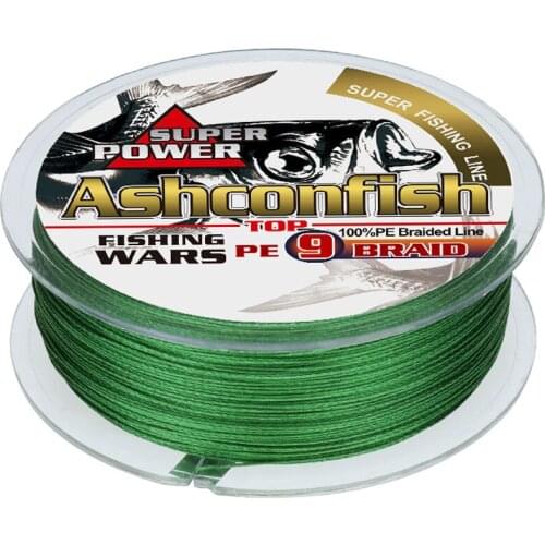 Ice fishing line 9 strands 100m 300m strong pe fiber sea fishing braided durable15 20 25 30 40 50 60 80 90 100LB Multifilament