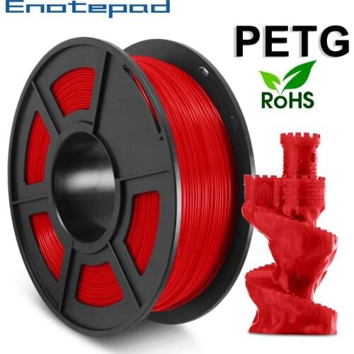 PETG 1kg/2.2lbs 3D Printer Filament 1.75mm PETG White gift DIY printing fast shipment 100% no bubble Tolerance +-0.02MM Bright