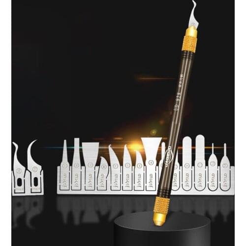 17 in1 BGA Maintenance Knife For iPhone CPU NAND CHIP IC Remove Glue Disassemble Rework Blade NAND Flash Repair Tools