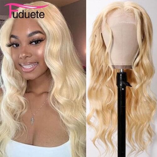 Fuduete 13x4 Body Wave Lace Front Wig 30inch Transparent Lace Wigs For Women Human Hair 613 Lace Frontal Wig Remy Brazilian Hair