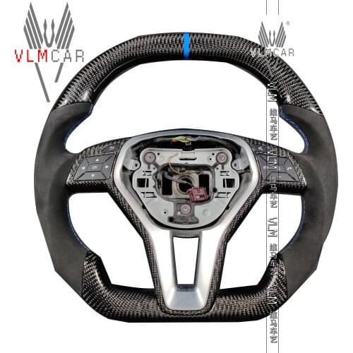 Private custom carbon fiber steering wheel for C-class W204 /AMG E-class W212