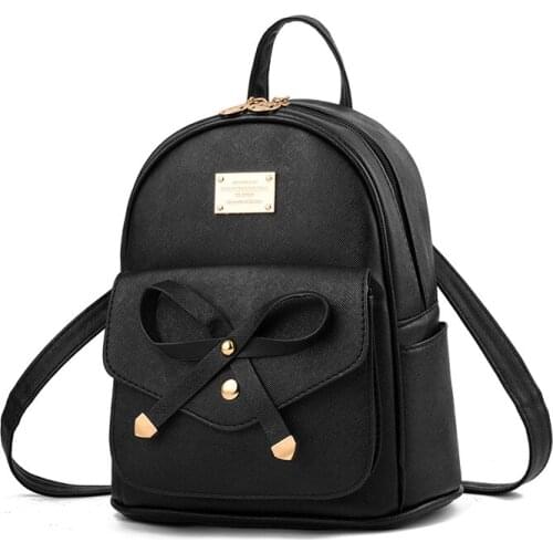 New Fashion Women Backpack High Quality Female PU Leather Back Pack Youth Students Backpacks Travel Bag School Bagpack for Girls