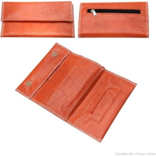 Tobacco Bag PU Leather Portable Cigarette Rolling Pipe Pouch Travel Storage Bags Wallet Paper Holder Smoking Accessories