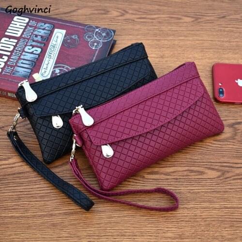 Wallets Women PU Solid Mini Zippers Retro Money Wallet Simple Korean Style Elegant Card Holder Zipper Poucht Female Chic Fashion