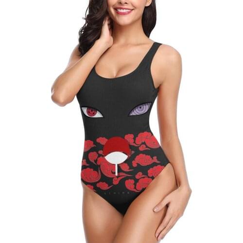 Women 2021 sexy Bikinis Uchiha Clan Crest Women Swimsuit One Piece swimsuit Japanese Anime R374 Beach wear For Women