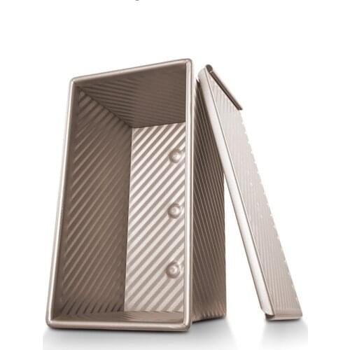 Glod Carbon Steel Easy Release And Clean Bread Moulds Loaf Pan Bakeware Cooking Tools Toast Mould
