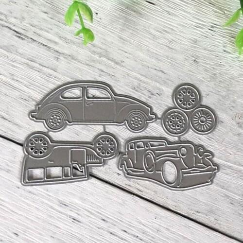 1 Set Carbon Steel Car Cutting Die Embossing Stencil Templates Mold Paper DIY Art Craft Scrapbook Bookmark Card Decor D2TD