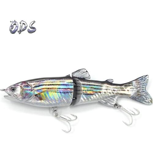 2 section glider bait 7inch mult jointed fishing lure good quality swimbait for saltwater fishing lure section swimbait hardlure