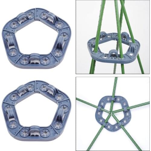 2PCS Bamboo Cane Holder Grip Support Caps for Climbing Plants Peas Beans Sweet