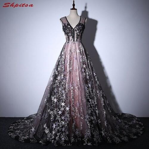 2020 Elegant Long Lace Evening Dresses Party Women Plus Size A Line Prom Formal Dresses Evening Gowns grande taille