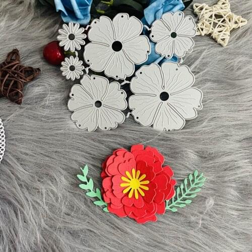 3D flower decoration scrapbook die Metal Cutting Dies DIY Scrapbook Paper Cards Embossing Craft Die Cut handmade craft