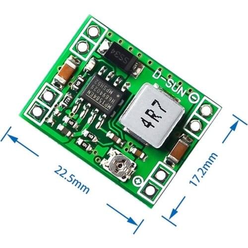 5pcs MP1584EN DC-DC step-down power supply module 3A adjustable step-down module super LM2596 small size