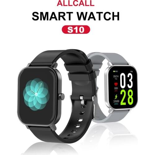 ALLCALL S10 Smart Watch Men 1.69 Inch Full Touch Fitness Tracker IP68 Waterproof P8 Plus GTS 2 For Huawei Samsung Smartwatch