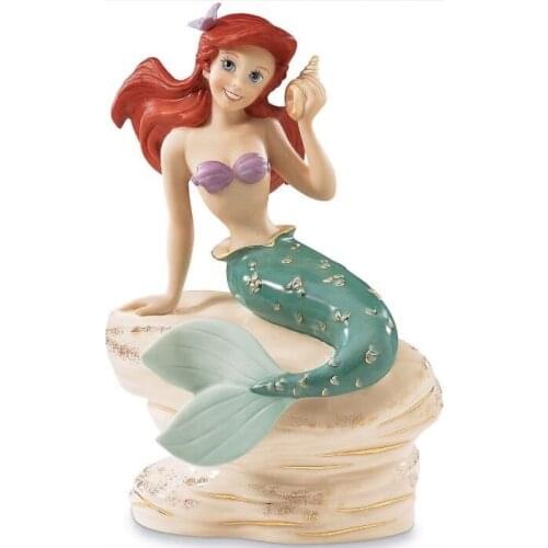 American Handmade Animation Character Mermaid Alice Ceramic Statue Decorative Ornaments Birthday Gift