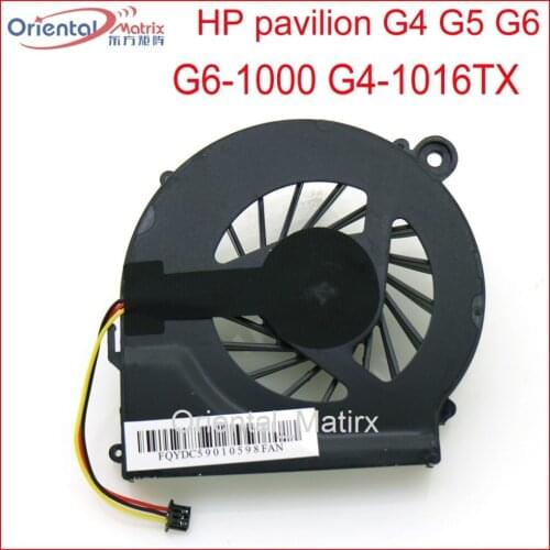 Free Shipping DFS53/05MCOT FAB9 DC5V 0.50A 3Pin For HP pavilion G4 G5 G6-1000 g4-1016TX Laptop CPU Cooling Fan