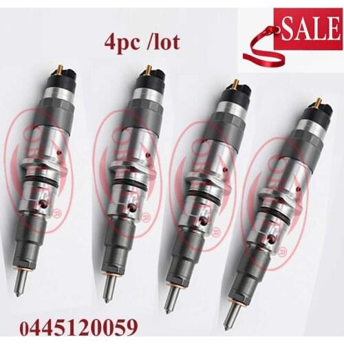 4PC ORLTL 0 445 120 059 0445120059 high quality diesel injectors 3976372 4945969 397637D 5263314NX for KOM ATSU 200-8