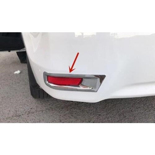 For Toyota Corolla 2014-2018 High-quality ABS Chrome Rear fog lamp decoration frame anti-scratch protection car accessories