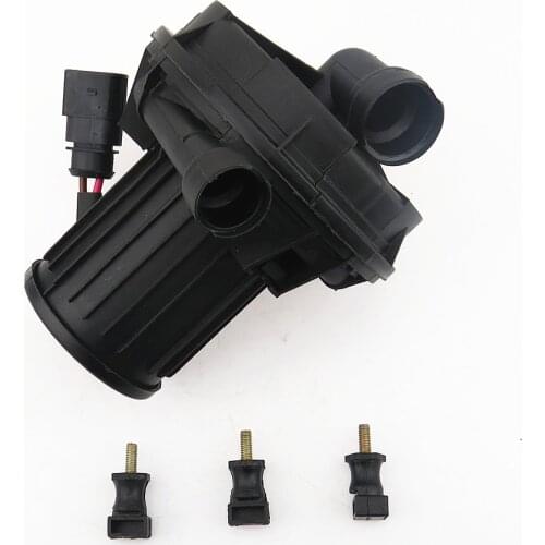 SCJYRXS 1 Set Smog Auxiliary Secondary Air Pump + Fixed Rubber Bracket 06A959253B 06A133567A For Passat B6 Golf MK5 MK6 A4