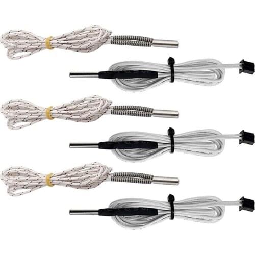 24V 50W Upgraded Cartridge Heater Tube 3Pcs and Temp Sensor NTC 100K 3Pcs for Ender 3 Ender 3 Pro Extruder 3D Printer