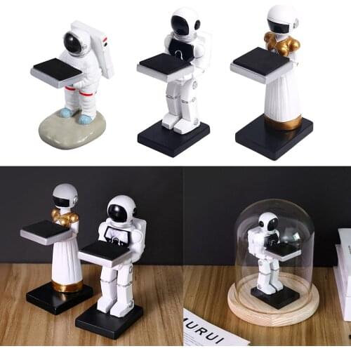 Fashion Ring Resin Watch Display Stand Spaceman Organizer Rack Organization