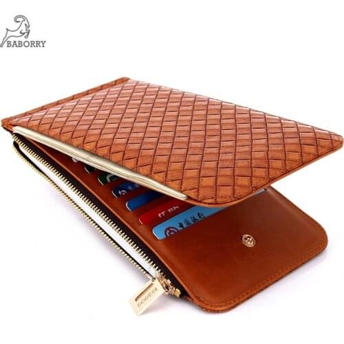 Fashion Womens Clutches Purse Card Holders Female Long Wallets Multi-card Phone Bag Top Quality PU Leather Purse