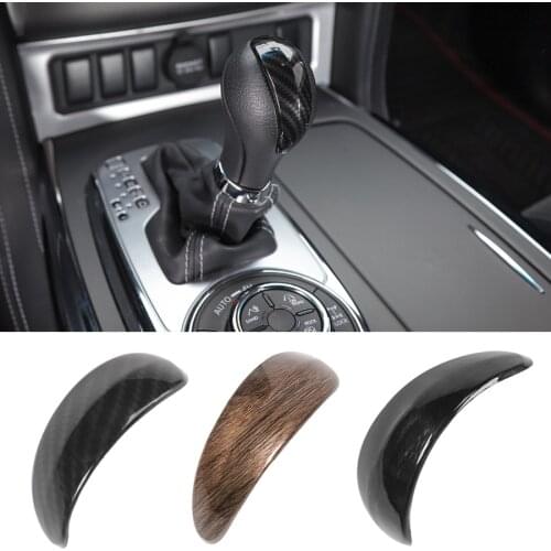 NHAUTP 1Pcs Car Interior Decoration ABS Gear Shift Head Trim Sticker for Nissan Patrol Y62 2017