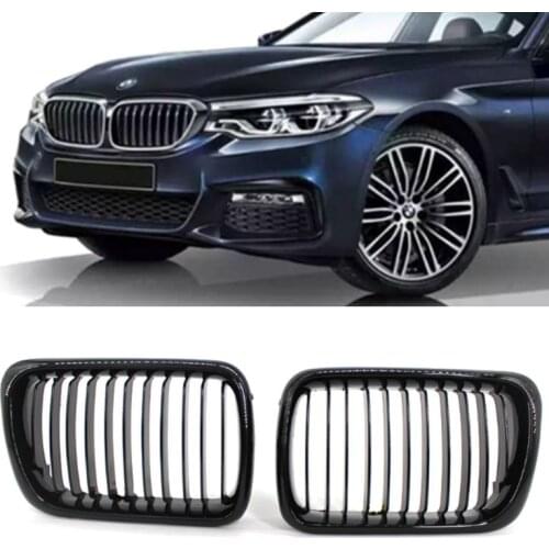 Front Kidney Grille Gloss Black Grills for E36 1997-1999 Refit Part
