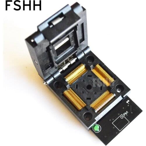 Clamshell QFP144 LQFP144 TQFP144 SU-H8S2505-TQ144 Programmer Adapter for LP Programmer