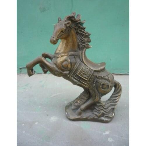 Rare old Qing Dynasty copper Statue/ Sculpture--Flying horse,with mark,best collection&adornment,free shipping