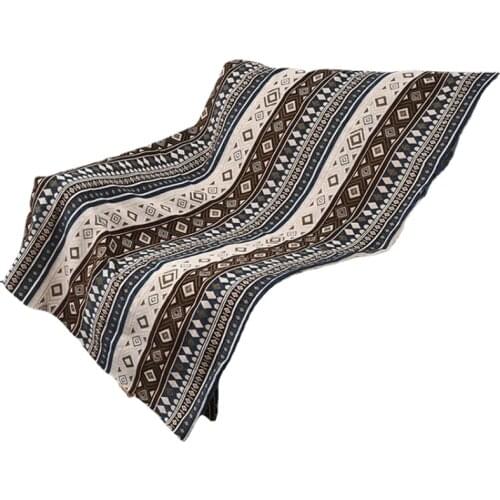 Width 59" Sofa Cover Cloth Thick Chenille jacquard Damask Fabric DIY Tablecloth Decorative Backdrop Bohemia Material