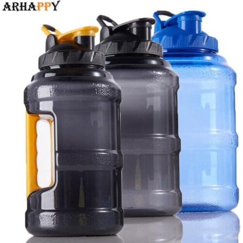 2.5L Wide Mouth Plastic Sport Water Bottle Outdoor Sports Large Capacity Water Bottle Space BPA Free Drinking Bottle Water