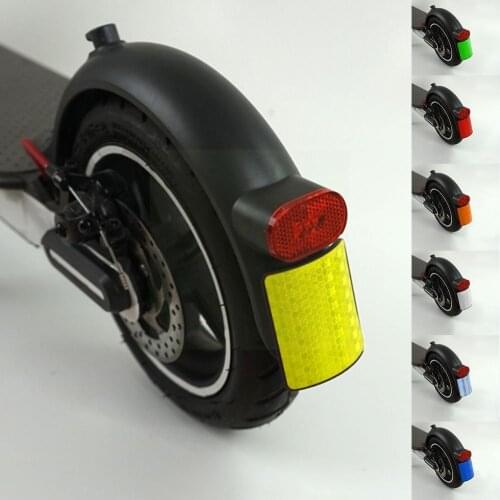 1Pcs Electric Scooter Reflective Sticker For Xiaomi Warning Safety 2 Fender Decoration Pro Stickers Rear Plate Scooter Lice W1G2