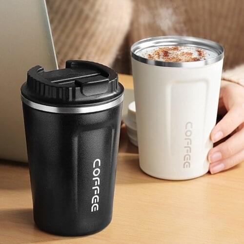 510ml Thermos Flask Coffee Mug Dobble Thickened Big Car Thermos Mug Travel Thermo Cup Thermosmug For Gifts Vacuum Flask