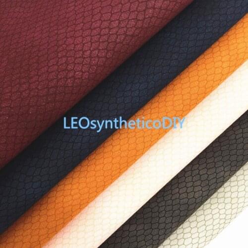 1PC 21X29CM Suede Faux Leather Fabric with Embossed Snake PU Leather For Making Bows LEOsyntheticoDIY T422A