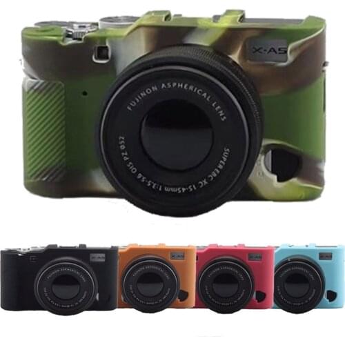Protective Silicone Rubber Skin Case Body Cover for Fuji Fujifilm X-A5 XA5 Camera bag Soft Case