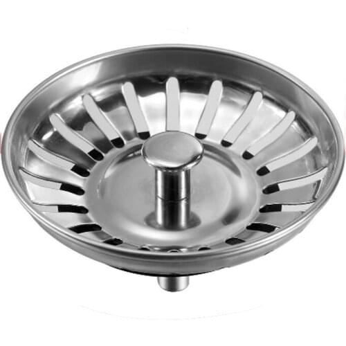 1pc Stainless Steel Kitchen Sink Strainer Plug Waste Plug Filter Stopper Cover